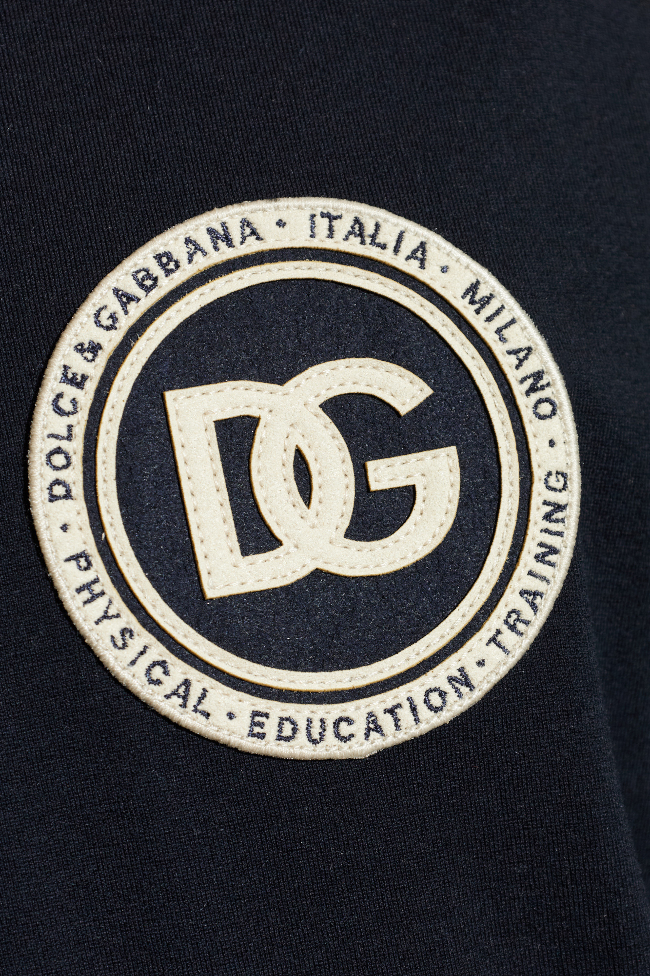 Dolce & Gabbana T-shirt with logo patch | Men's | Vitkac